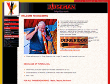 Tablet Screenshot of didgeman.com.au